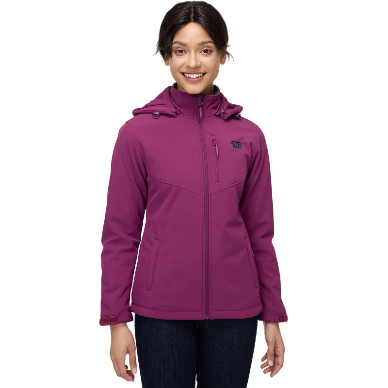 Ruffled JacketsOroro Women's Purple 5-Zone Heated Jacket