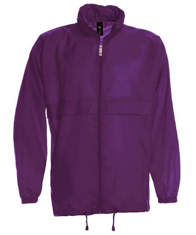 Windproof JacketsPurple - B&C Sirocco