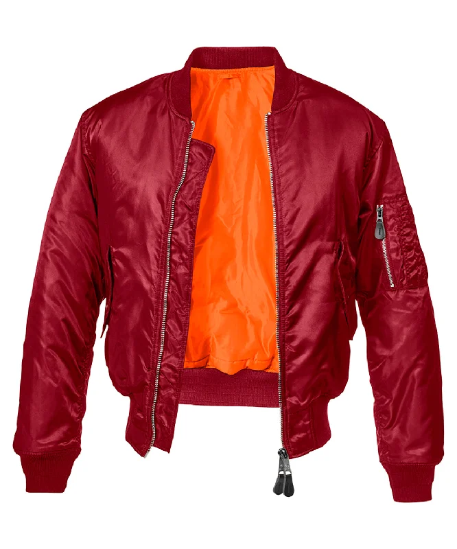 Formal JacketsBurgundy - MA1 jacket