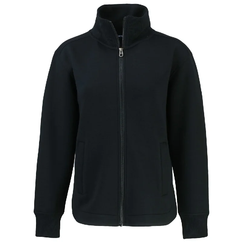 Hooded JacketsCutter & Buck Women's Black Roam Eco Full Zip Recycled Jacket