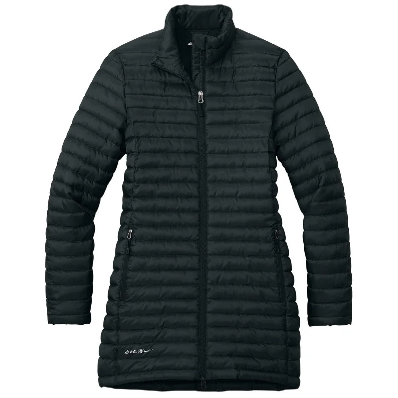 Limited Edition JacketsEddie Bauer Women's Black Packable Quilted Full-Zip