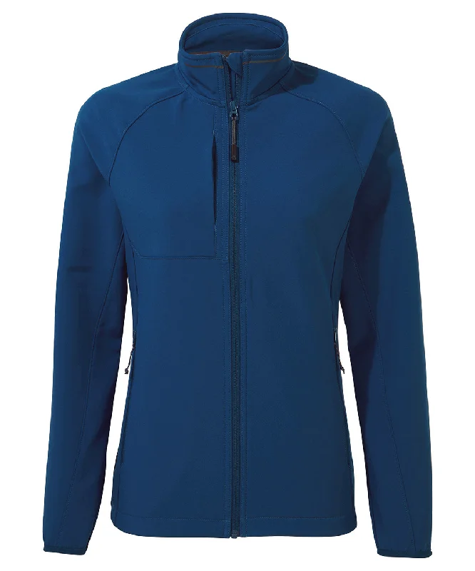 Down JacketsPoseidon Blue - Expert women’s Basecamp softshell jacket