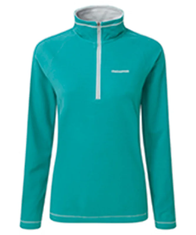 Festival JacketsBright Turquoise - Seline half-zip microfleece