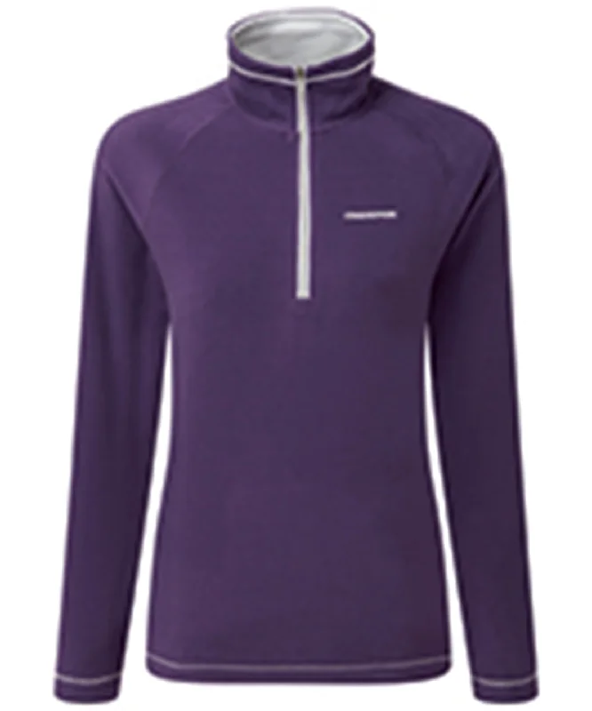 Limited Edition JacketsDark Plum - Seline half-zip microfleece