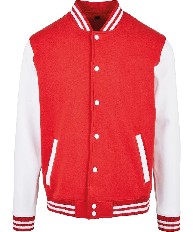 Artist JacketsRed/White - Basic college jacket