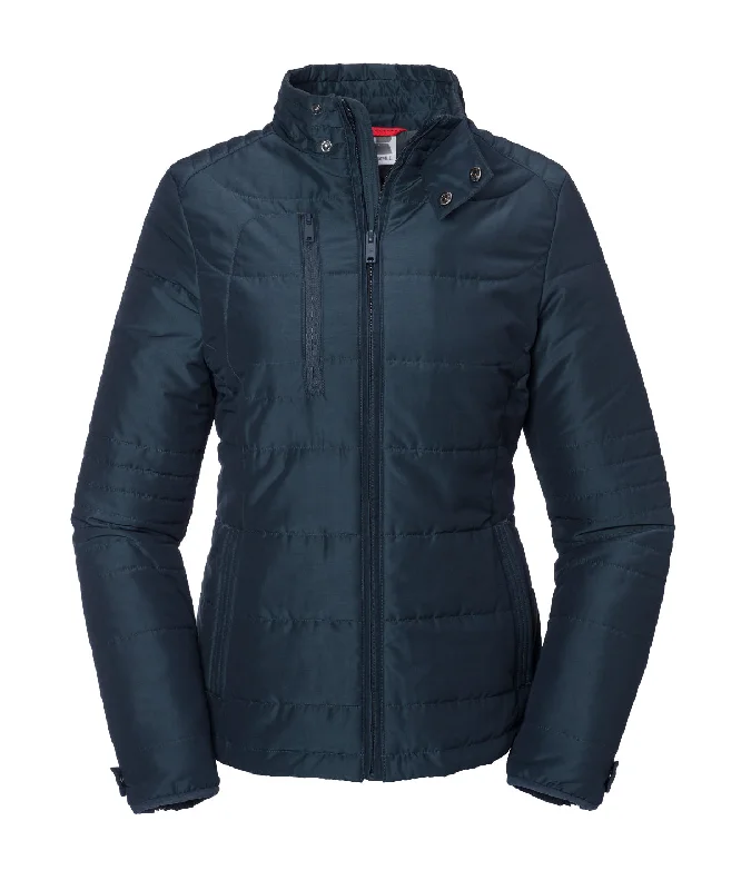 Metallic JacketsFrench Navy - Women's cross jacket