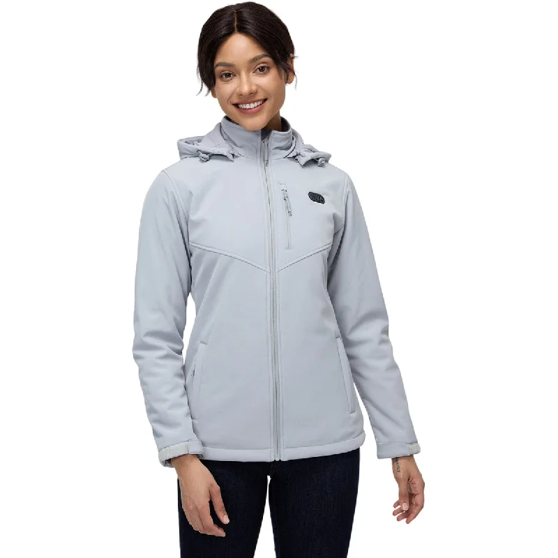 Leather-Paneled JacketsOroro Women's Grey 5-Zone Heated Jacket