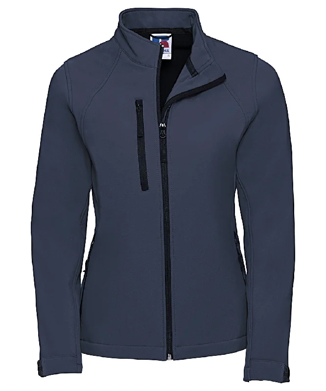 Faux Leather JacketsFrench Navy* - Women's softshell jacket