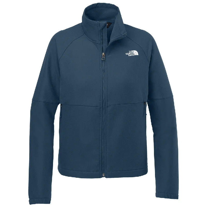 Corduroy JacketsThe North Face Women's Shady Blue Dark Heather Barr Lake Soft Shell Jacket