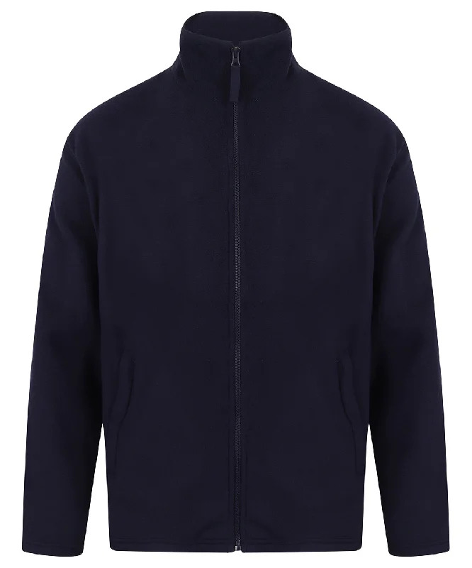 Fringed JacketsOxford Navy* - Microfleece jacket