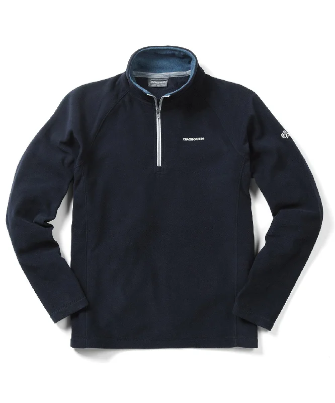 Zippered JacketsDark Navy - Selby half-zip microfleece