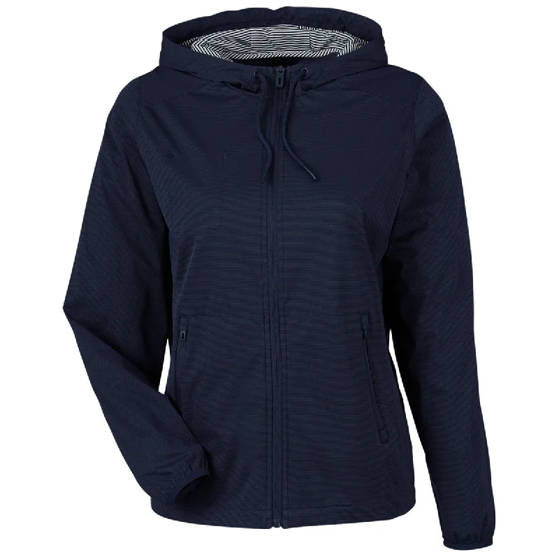 Cultural JacketsNorth End Women's Classic Navy Heather Network Lightweight Jacket