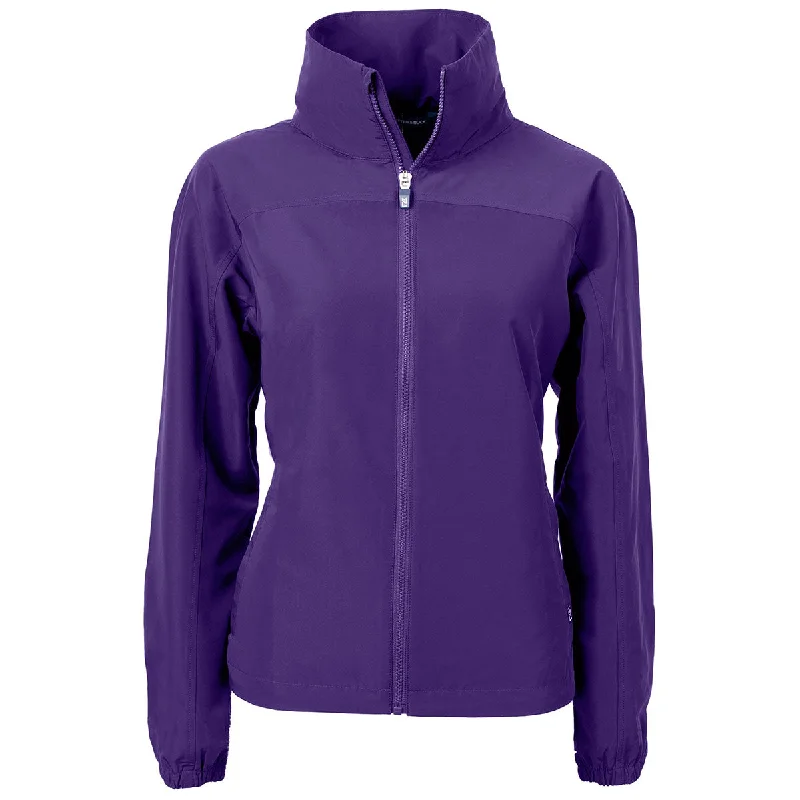 Festival JacketsCutter & Buck Women's College Purple Charter Eco Recycled Full Zip Jacket