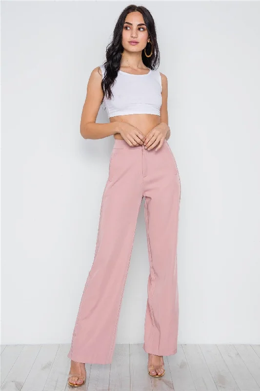 Cargo ShortsBlush High-Rise Wide Leg Solid Pants /1-2-2-1