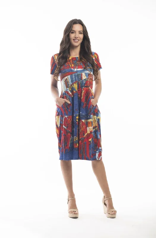 Utility DressOrientique Stretch Cotton Dress