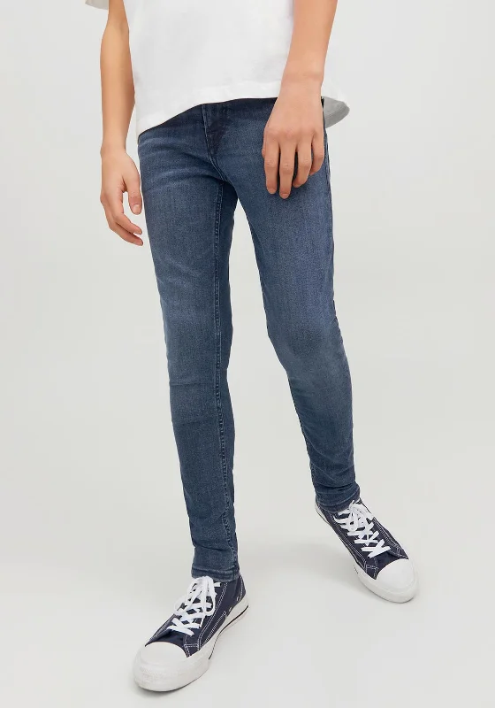 Denim beadsJack & Jones Boys Liam Skinny Original 812 Jeans, Blue Denim