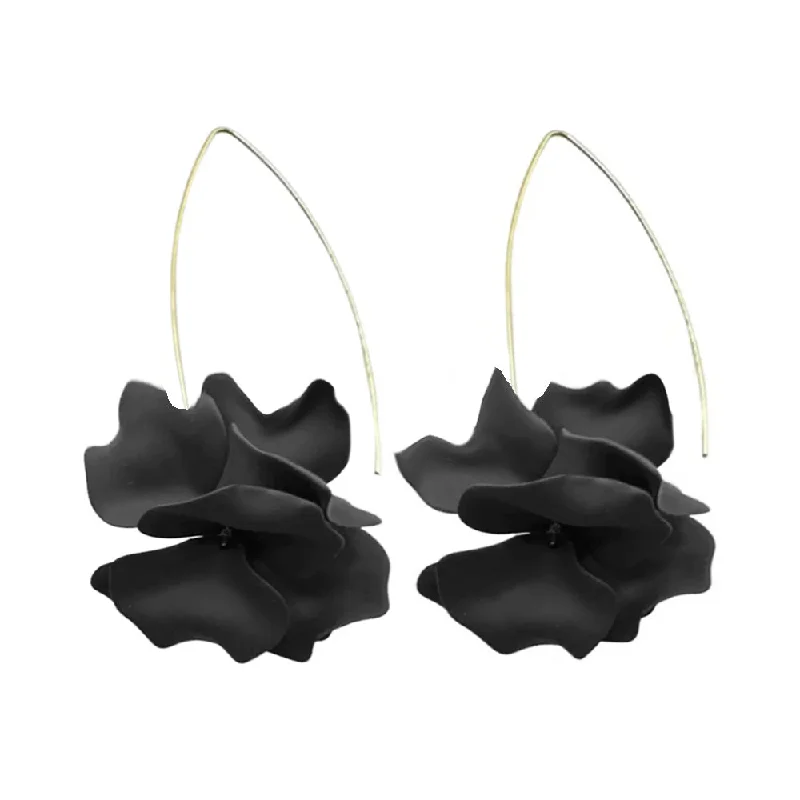 Designer ShirtsAC Air Bloom Drop Earrings Black