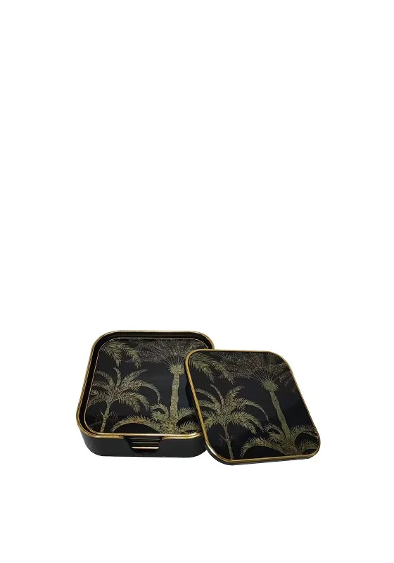 Genesis Palm Tree Coasters Set of 5