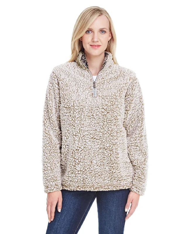 Metallic ShirtsJ America JA8451 Ladies' Epic Sherpa 1/4 Zip