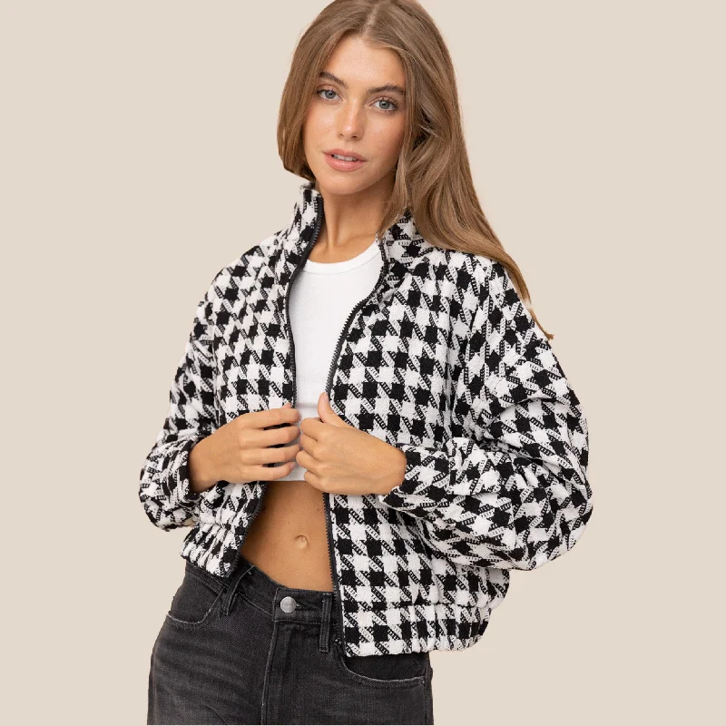 Checker Long Sleeve Jacket