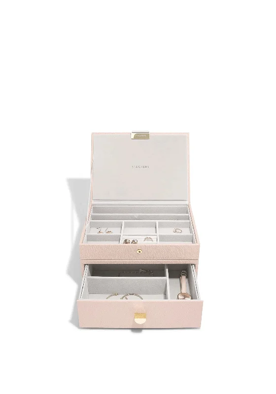 Stackers Medium Set of 2 Jewellery Box, Blush