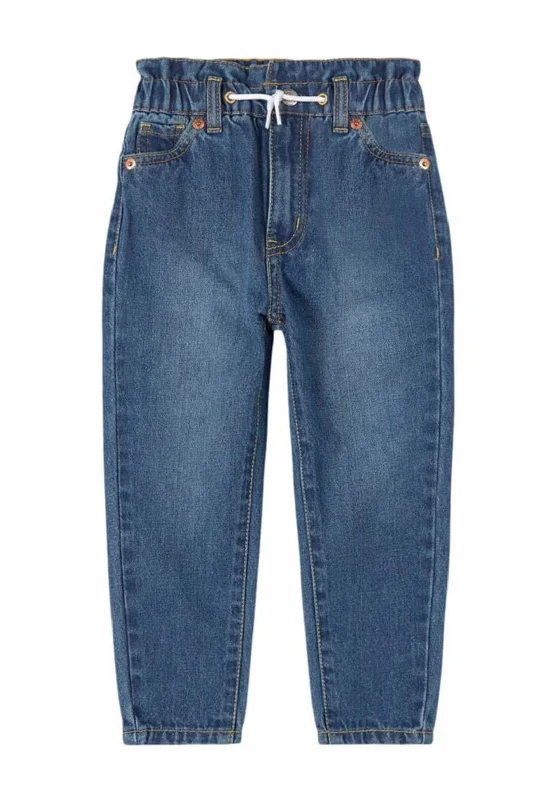 Cowboy legendLevis Girls High Loose Paperbag Jeans, Denim