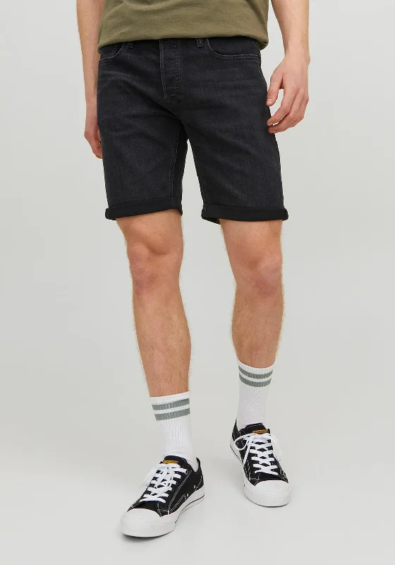 Punk denimJack & Jones Rick Denim Shorts, Black