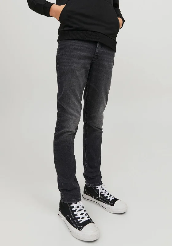 Business denimJack & Jones Boys Original 2350 Glenn Slim Jean, Black Denim