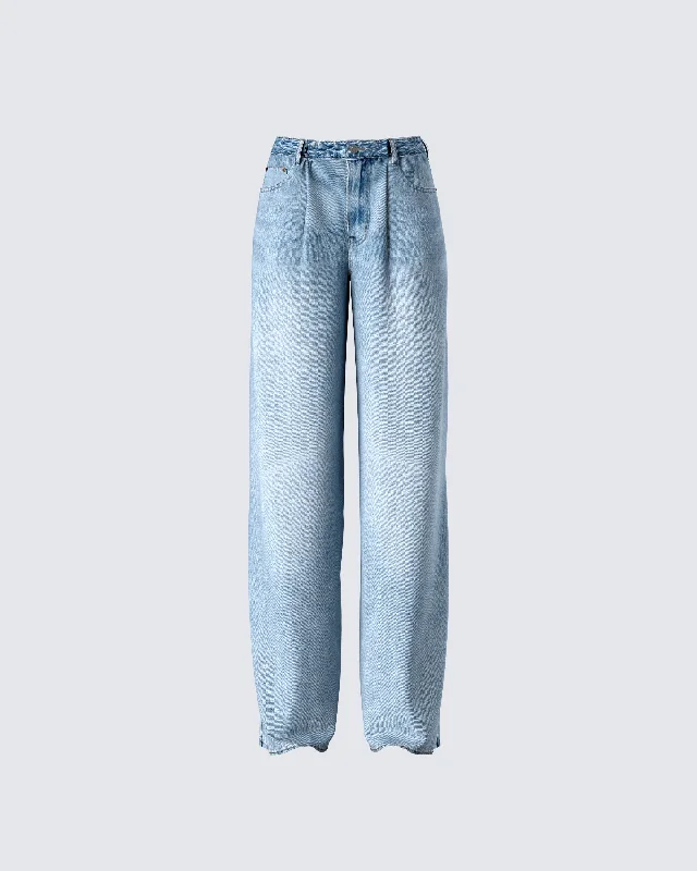 Citizens of HumanityRahel Blue Denim Pleat Jean