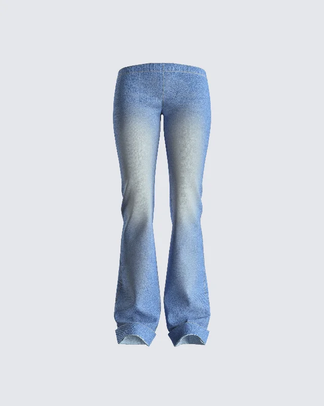 Cowboy glovesJuliana Blue Denim Low Rise Jean