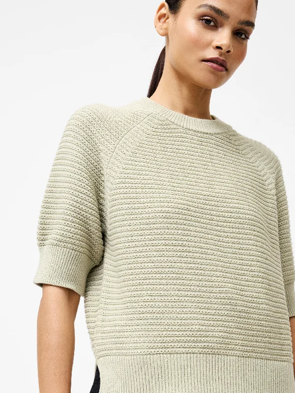 Knit PulloverLily Crew Neck Short Sleeve Jumper