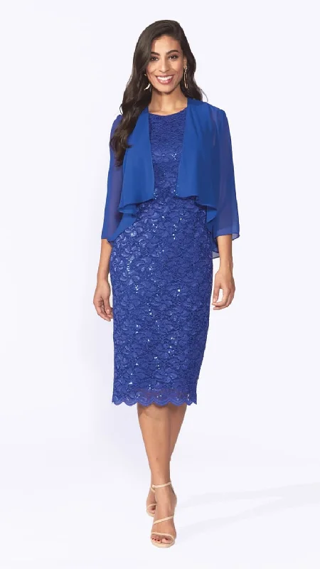 Wedding DressJesse Harper Stretch Lace Dress (Navy or Royal)