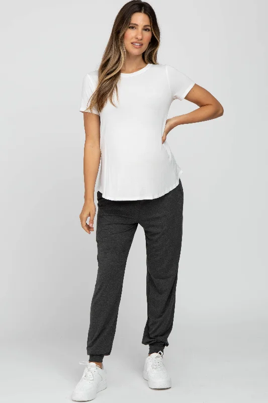 Reflective PantsCharcoal Maternity Band Jogger Pants