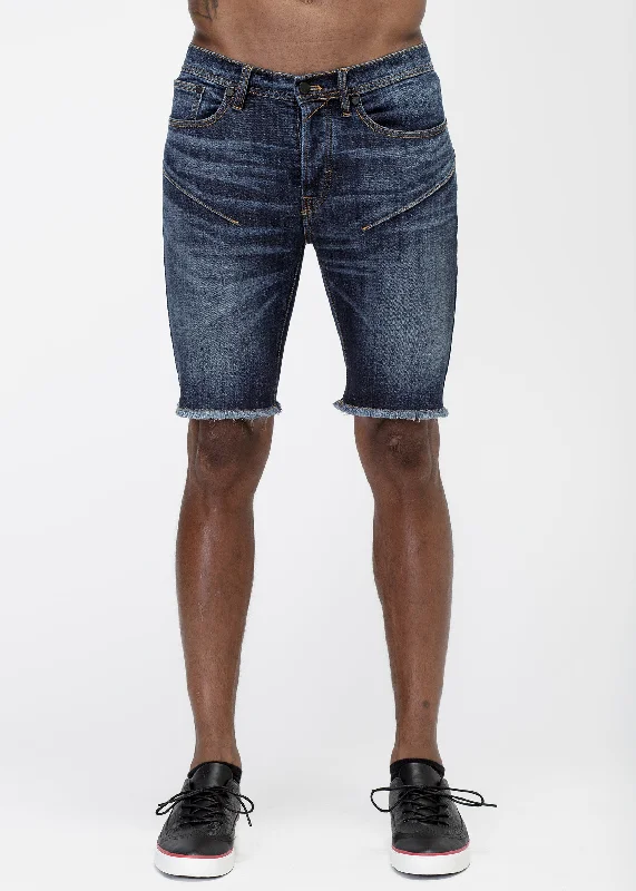 Denim long skirtKonus Men's Skinny Denim Shorts