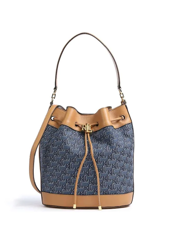 Denim jacketRalph Lauren Andie Large Bucket Bag, Denim Blue