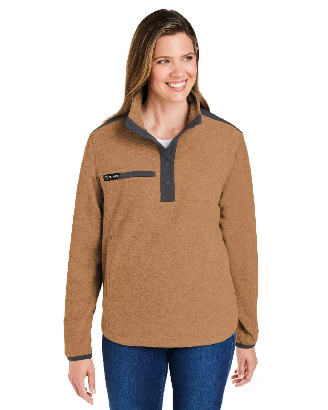 Zippered ShirtsDri Duck 9341 Ladies' Sierra Melange Heather Fleece