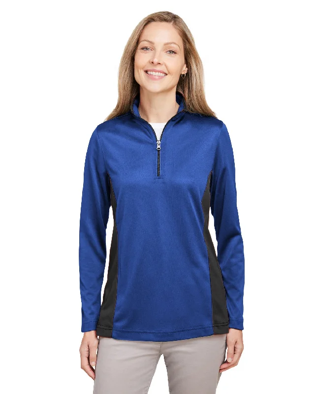 Hip-Hop ShirtsHarriton M786W Ladies' Flash Snag Protection Plus IL Colorblock Quarter-Zip