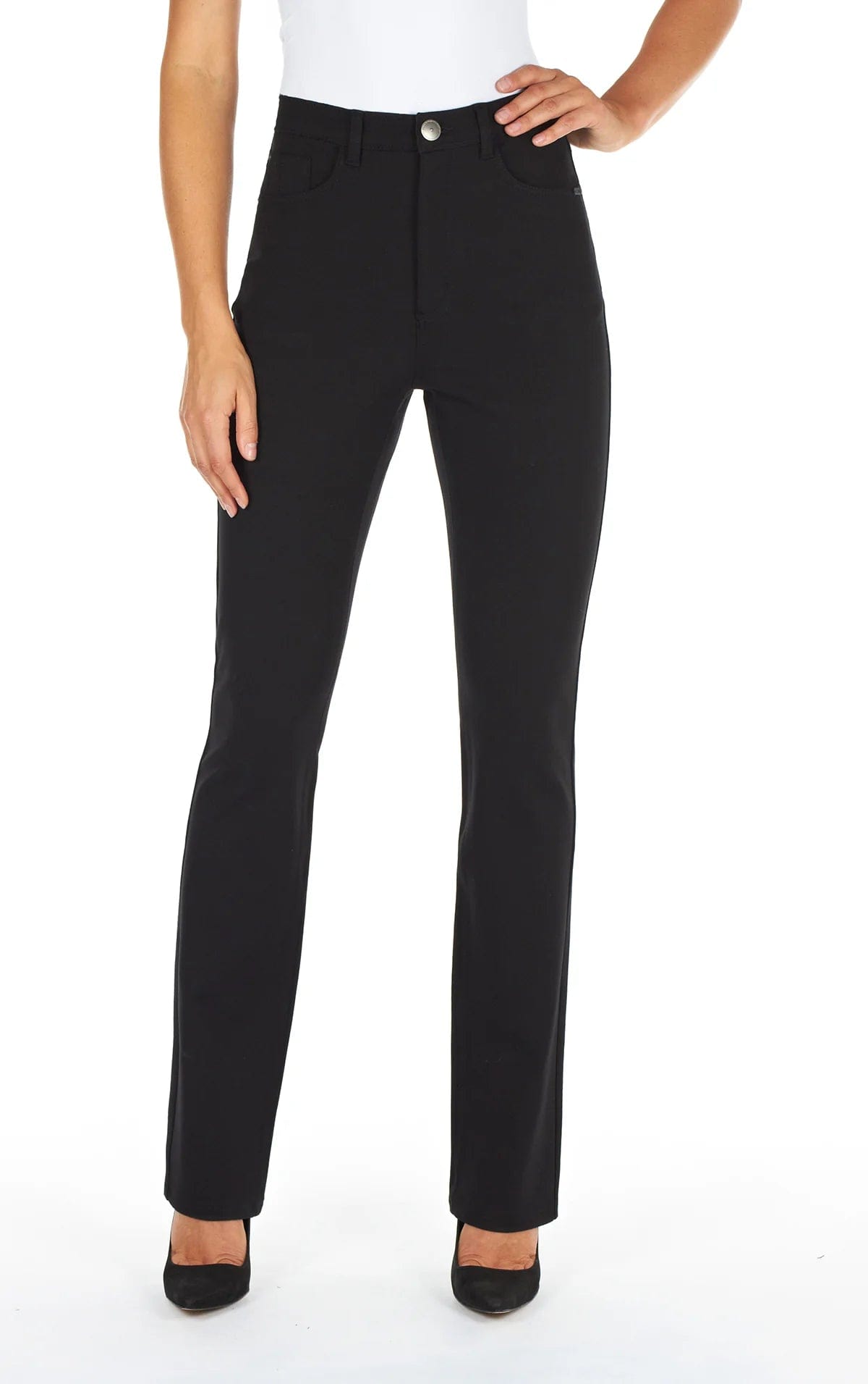 Flat-frontFDJ Suzanne Straight Leg Pants - 6496396