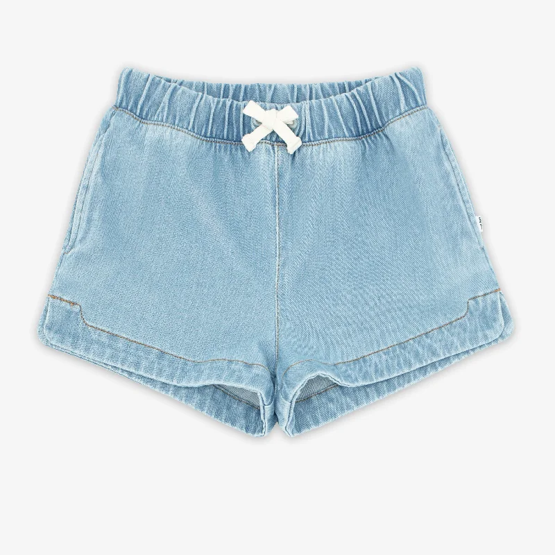 Sports denimLight Blue Denim Shorts