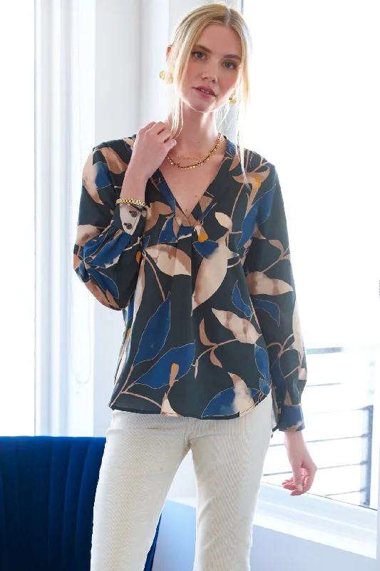 Cotton ShirtsCeleste Top Bronzed Floral Print