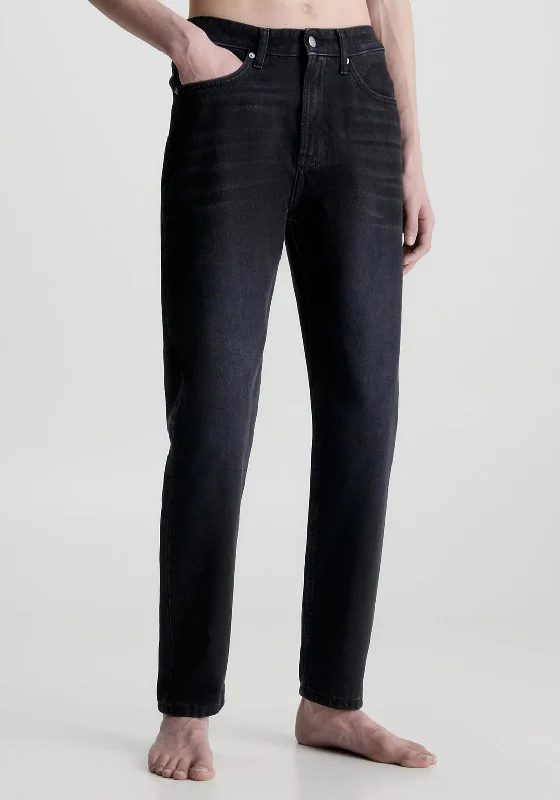 Denim pleatsCalvin Klein Jeans Tapered Jeans, Denim Black