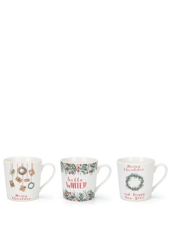 Mindy Brownes Christmas Spirit Set of 6 Mugs