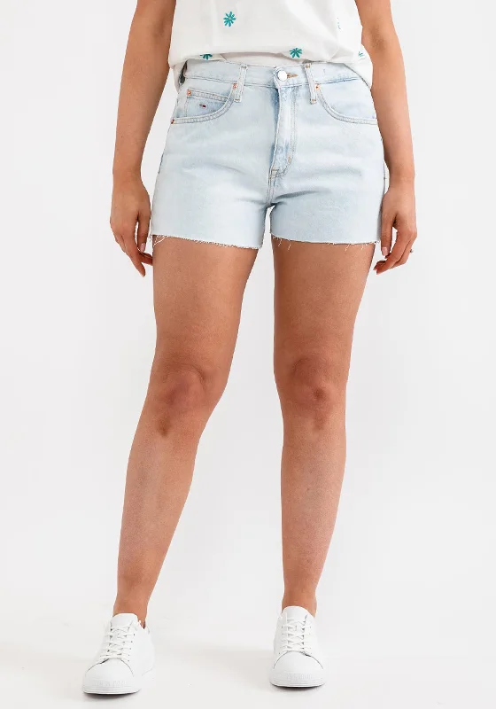 Cowboy festivalTommy Hilfiger Womens Acid Wash Denim Shorts, Denim Light