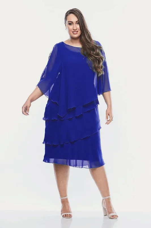 Cocktail DressLayla Jones Flattering Layered Dress