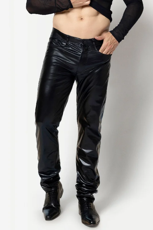 Biker PantsSHAWN Wetlook Pants