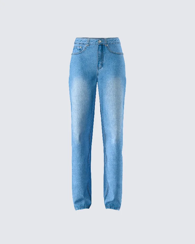 Denim low waistAhmeira Blue Denim Jean