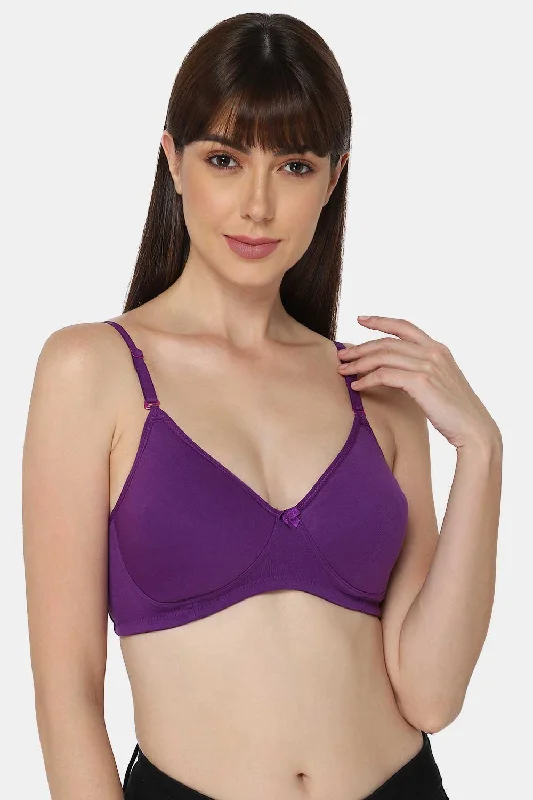 Asymmetrical ShirtsMedium Coverage Intimacy Non-Wired Padded T-Shirt Bra with Inner Seam – EC06