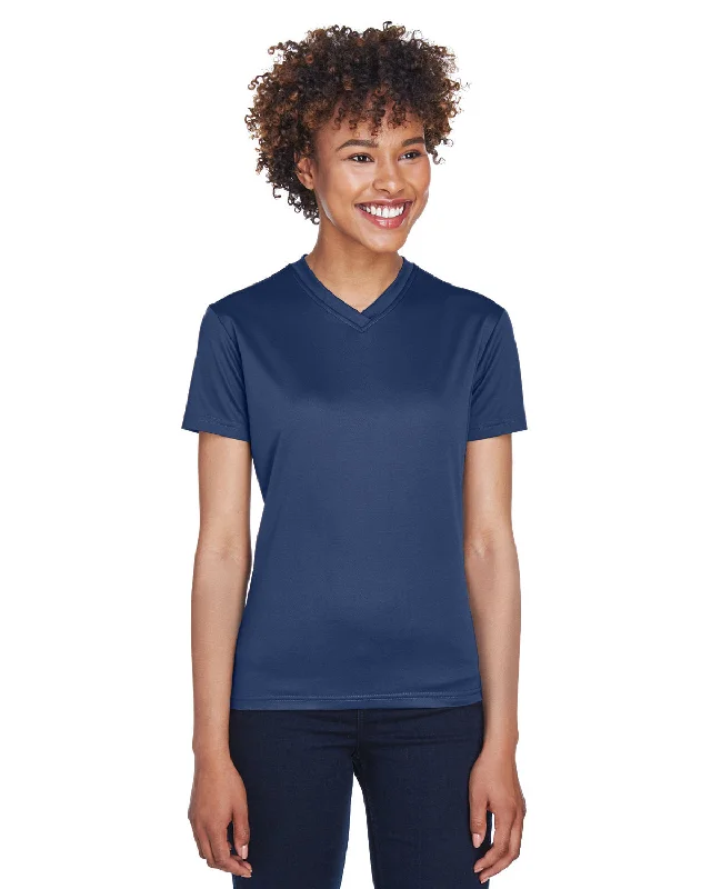 Pocket ShirtsUltraClub 8400L Ladies' Cool & Dry Sport V-Neck T-Shirt