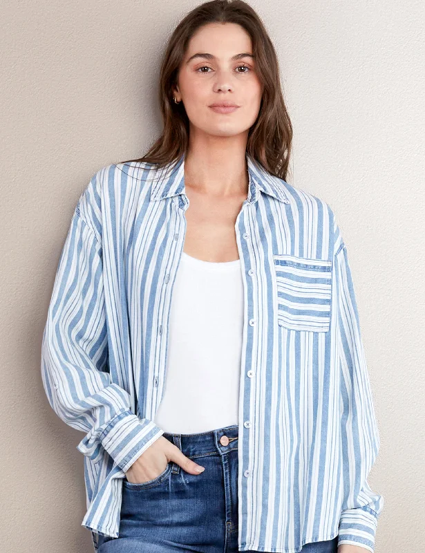 AG JeansDenim Stripes Shirt