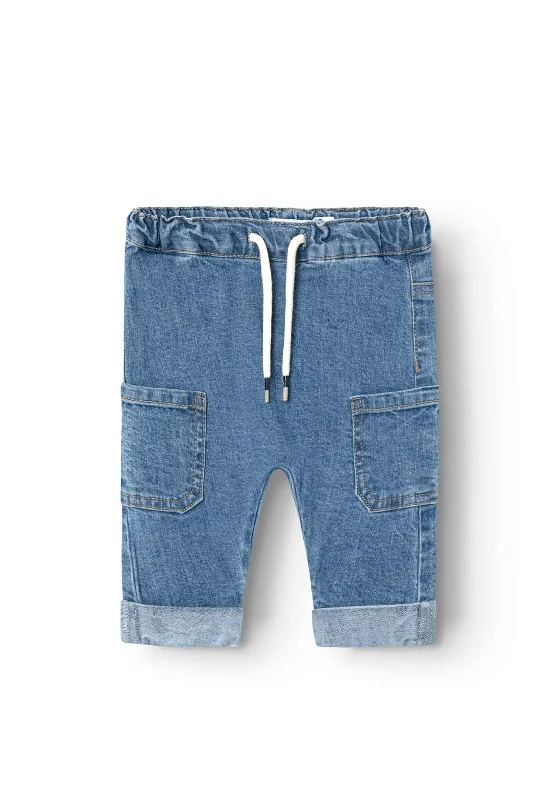 7 For All MankindName It Baby Boy Ben Denim Jeans, Dark Blue Denim